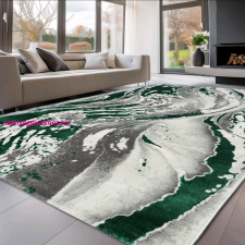 Budapest Carpet Den Sunset new 1115 Fehér-Zöld 160x230cm modern szőnyeg lakástextília