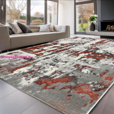 Budapest Carpet Den Sunset new 9428 Szürke-Pink 200x290cm modern szőnyeg lakástextília