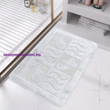 Budapest Carpet Fürdőszobai szőnyeg 1 részes - HIL szürke halas lakástextília