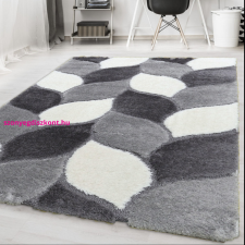 Budapest Carpet Nagyon Puha Shaggy Szőnyeg, 40x70cm Den Belinda pro szürke 3069 Szőnyeg lakástextília