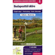  Budapesttől délre 1 : 65 000 - Turistatérkép Csepel-sziget - Pesti-síkság - Felső-Kiskunság utazás
