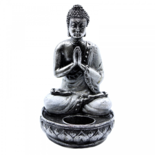 Buddha Gyertyatartó - Fehér - Közepes gyertyatartó
