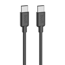 Budi 230TT USB Type-C apa - USB Type-C apa Adat és töltő kábel - Fekete (1.2m) kábel és adapter