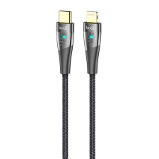 Budi USB-C - LIghnting kábel 1,5m 20W fekete (217TL) (217TL) kábel és adapter