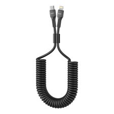 Budi USB-C - LIghnting kábel 1.8m 20W fekete (210TLS) (210TLS) kábel és adapter