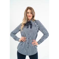 BUDMIL Blúz masni dísszel Női L s.kék-fehér 20770076-003252-0499