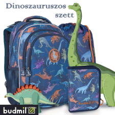 BUDMIL dinoszauruszos iskolatáska SZETT iskolatáska