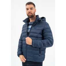 BUDMIL férfi steppelt dzseki, CRAIG25, Kék, 3XL