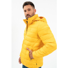 BUDMIL férfi steppelt dzseki, CRAIG25, Sárga, 2XL férfi kabát, dzseki