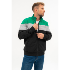 BUDMIL , Férfi szabadidőfelső25, ABEJUNIDO, Fekete, 2XL