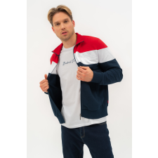 BUDMIL , Férfi szabadidőfelső25, ABEJUNIDO, Kék, 3XL férfi pulóver, kardigán