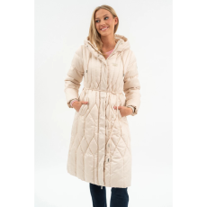 BUDMIL Hosszú téli kabát Női XL bézs 20030559-001252-0599