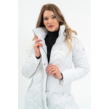 BUDMIL Hosszú téli kabát Női XXL fehér 20030558-001252-0699 női dzseki, kabát