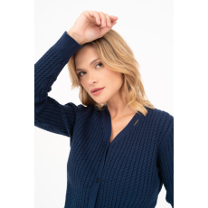 BUDMIL Kötött kardigán Női XS s.kék 20050804-002242-0199