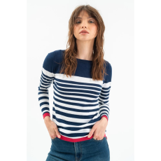 BUDMIL Kötött pulóver Női M s.kék-fehér 20050821-002252-0399