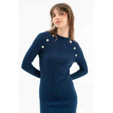BUDMIL Kötött ruha Női L s.kék 20650038-002252-0499 női ruha