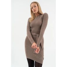 BUDMIL Kötött ruha Női M bézs 20650037-001252-0399