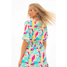 BUDMIL Mell alatt húzott nyári Ruha Női S fehér-pasztell 20660019-001251-0299 női ruha