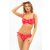 BUDMIL merevítős bikini felső Női L pink-narancs 20860046-001251-0499