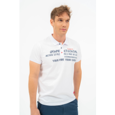 BUDMIL Modern fit galléros póló Férfi XXL fehér 20730265-001251-0699 férfi póló