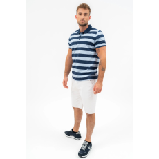 BUDMIL Modern fit galléros póló Férfi XXXL s.kék-v.kék 20730268-001251-0799