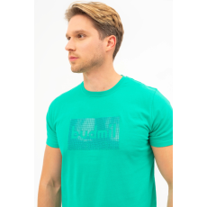 BUDMIL modern fit póló Férfi L zöld 20300443-005251-0499