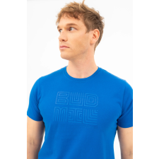 BUDMIL modern fit póló Férfi S kék 20300443-006251-0299 férfi póló