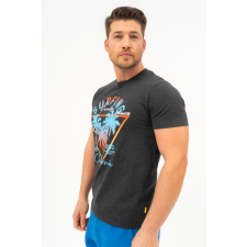 BUDMIL modern fit póló Férfi S szürke melanzs 20300445-004251-0299 férfi póló