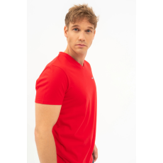 BUDMIL modern fit póló Férfi XL piros 20300449-002251-0599