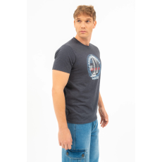 BUDMIL modern fit póló Férfi XL s.kék-melír 20300445-003251-0599