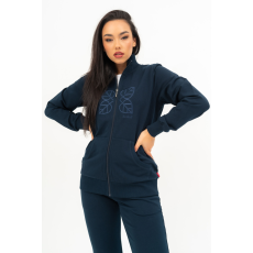 BUDMIL , Női szabadidőfelső25, ADONICA, Kék, 2XL