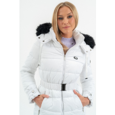 BUDMIL női téli kabát, HOLLY25, Fehér, M női dzseki, kabát