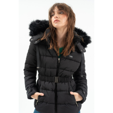BUDMIL női téli kabát, HOLLY25, Fekete, M
