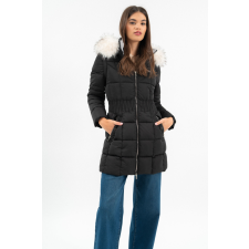BUDMIL női téli kabát, ISABELLA25, Fekete, XL női dzseki, kabát