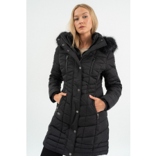 BUDMIL női téli kabát, JANICE25, Fekete, 3XL női dzseki, kabát