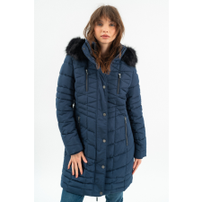 BUDMIL női téli kabát, JANICE25, Kék, 2XL női dzseki, kabát