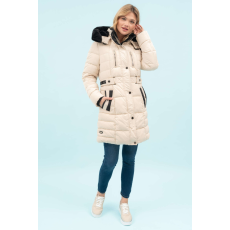 BUDMIL , Női Téli kabát, WELLY, Bézs, XS