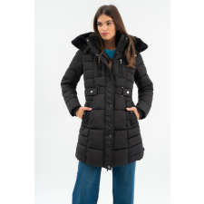 BUDMIL női téli kabát, WELLY, Fekete, S női dzseki, kabát