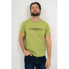 BUDMIL Póló Férfi L zöld 20300457-001262-0499