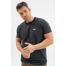 BUDMIL Póló Férfi XL fekete-fehér 20310112-002261-0599