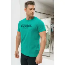 BUDMIL Póló Férfi XL zöld 20300453-003261-0599 férfi póló