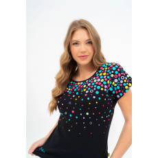 BUDMIL Póló Női L fekete 20500196-003251-0499