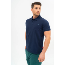 BUDMIL regular fit galléros póló Férfi L s.kék 20730261-004251-0499 férfi póló