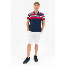 BUDMIL regular fit galléros póló Férfi XXL s.kék-fehér 20730266-001251-0699 férfi póló