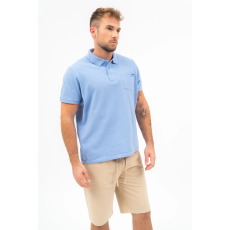 BUDMIL regular fit galléros póló Férfi XXXXL v.kék 20730261-003251-0899