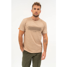 BUDMIL regular fit póló Férfi L bézs melanzs 20310109-001251-0499 férfi póló