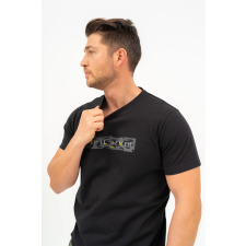 BUDMIL regular fit póló Férfi L fekete 20300446-014251-0499 férfi póló