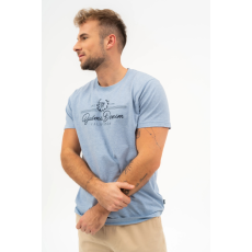 BUDMIL regular fit póló Férfi M v.kék-melír 20300447-001251-0399