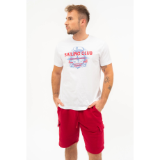 BUDMIL regular fit póló Férfi S fehér 20300446-002251-0299