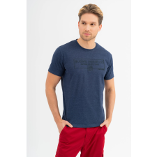 BUDMIL regular fit póló Férfi S s.kék melír 20300438-005241-0299 férfi póló